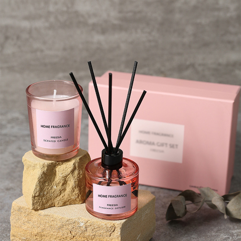 Home Fragrance Diffuser Refills - Premium Reed Diffuser und Kerzen-Geschenkset Langanhaltender