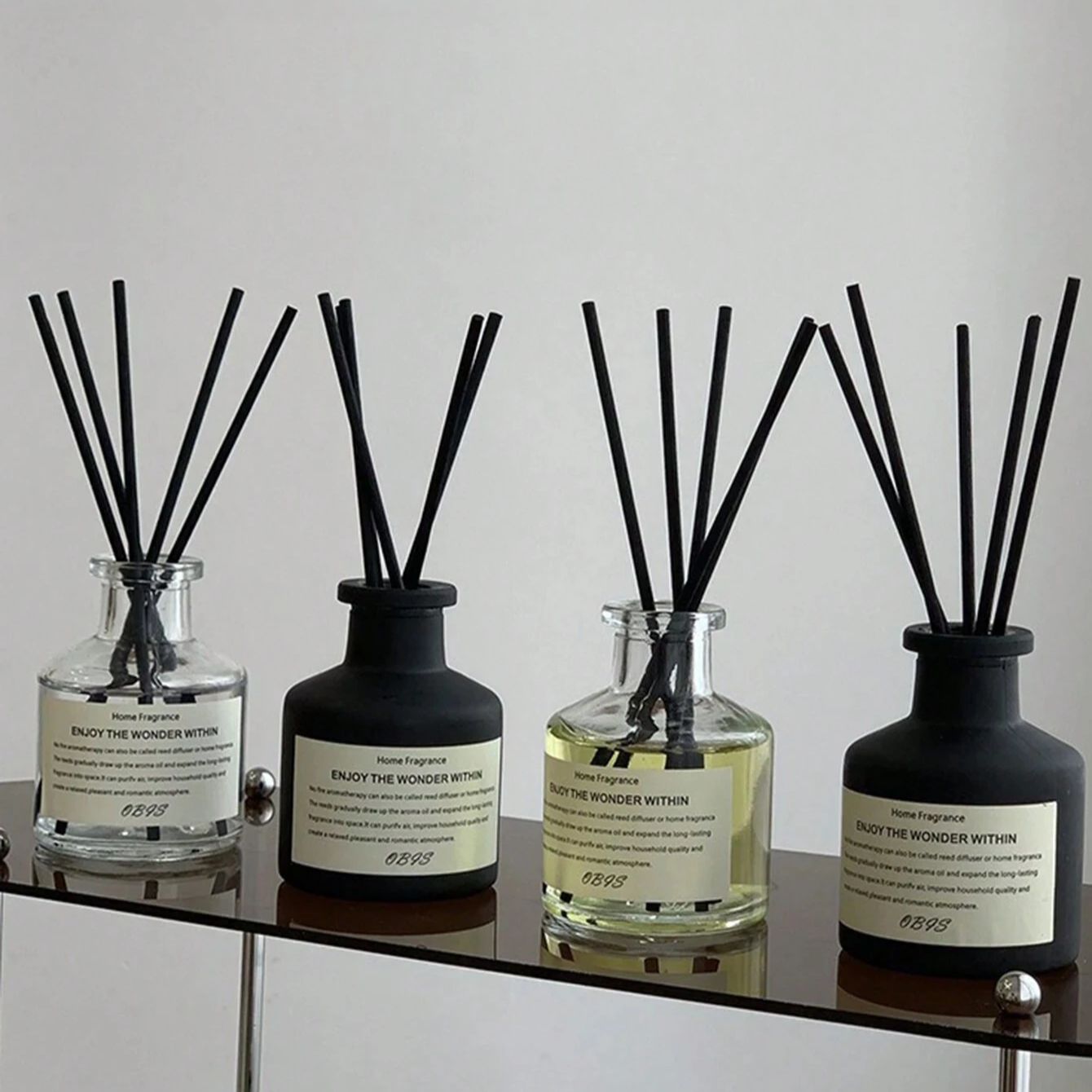 Home Fragrance Jasmine & Yuzu Porcelain Diffuser - 50 ml flammenloser Raumduft, flammenlose Freesie,