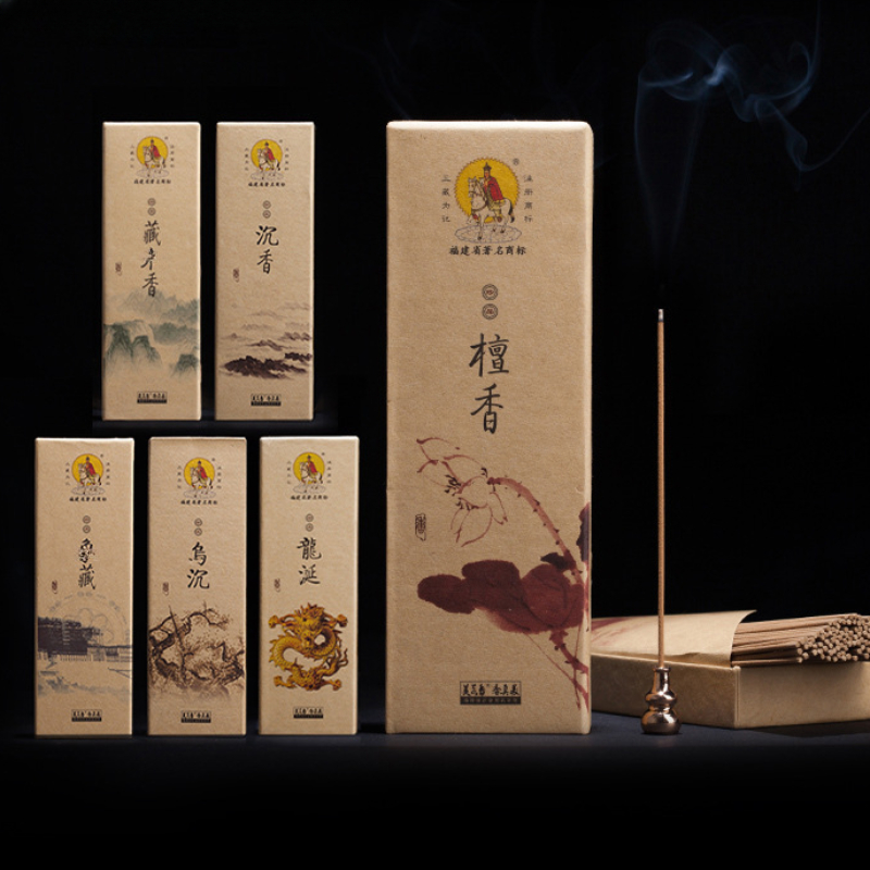 Smokeless Incense Stick - Natürlicher Räucher stäbchen langlebiges Sandelholz Ambra