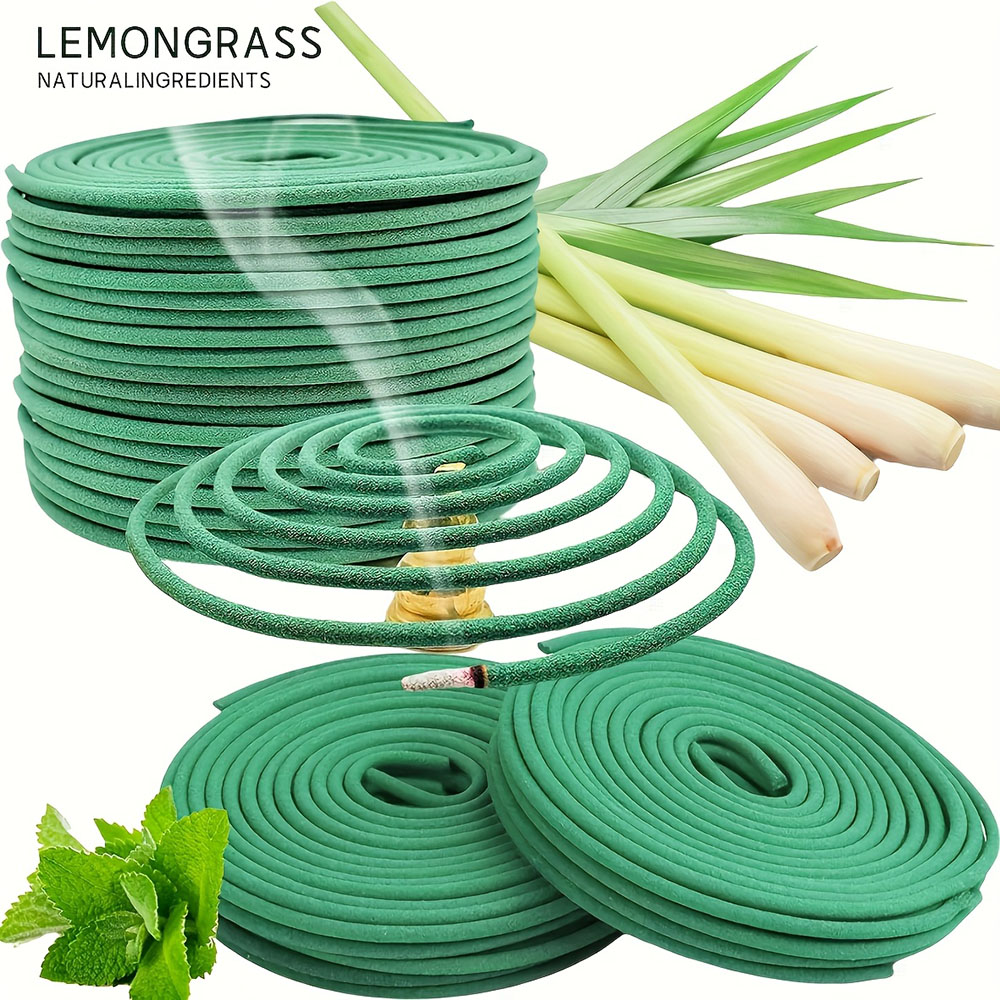 Home Fragrance Lemongrass - Lavendel-Zitronengras-Aromatherapie-Spulen, Duft für Terrasse, Veranda, Pool,