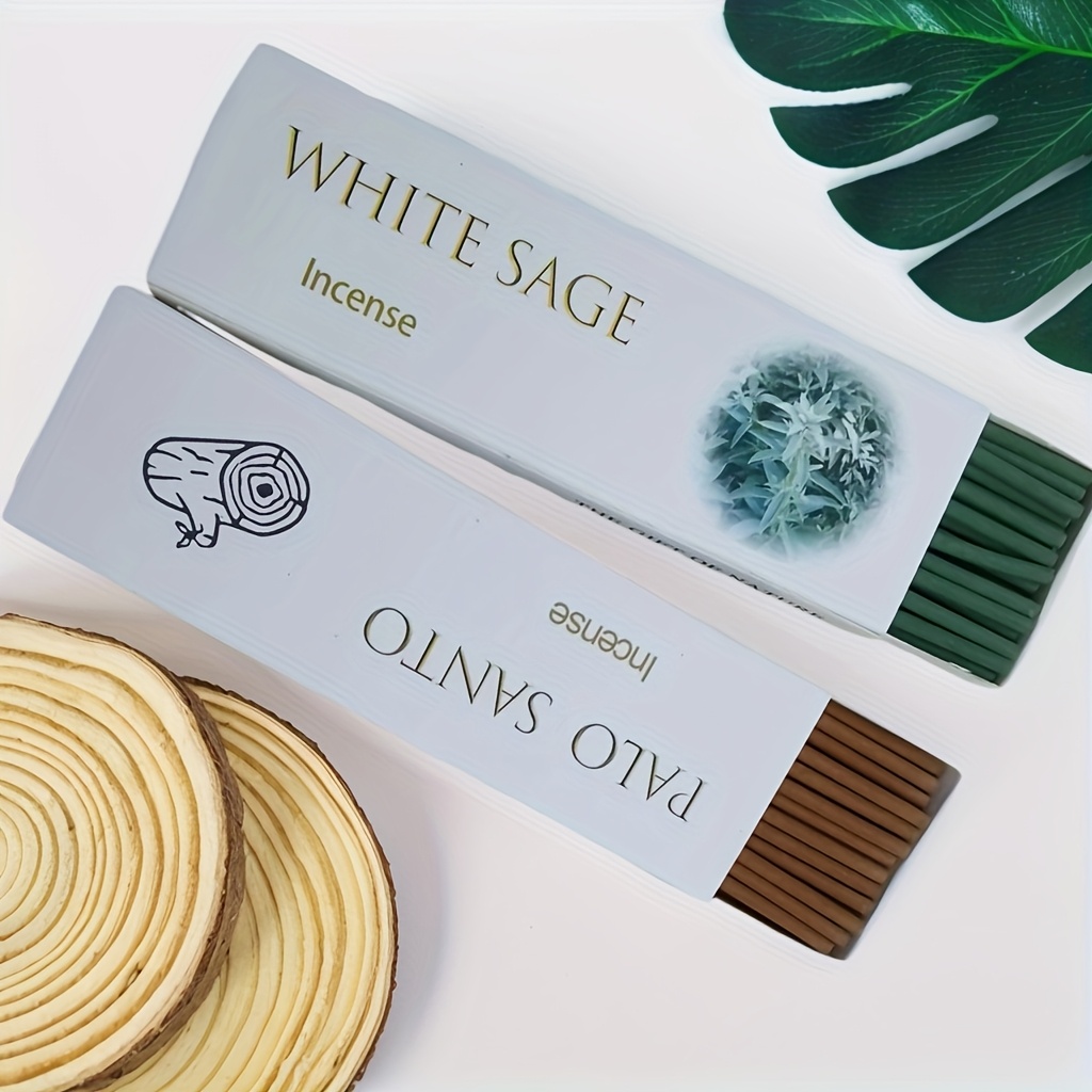 Smokeless Incense Stick - 65/130 Stück weiße Salbei-Räucherstäbchen, 2,8 mm