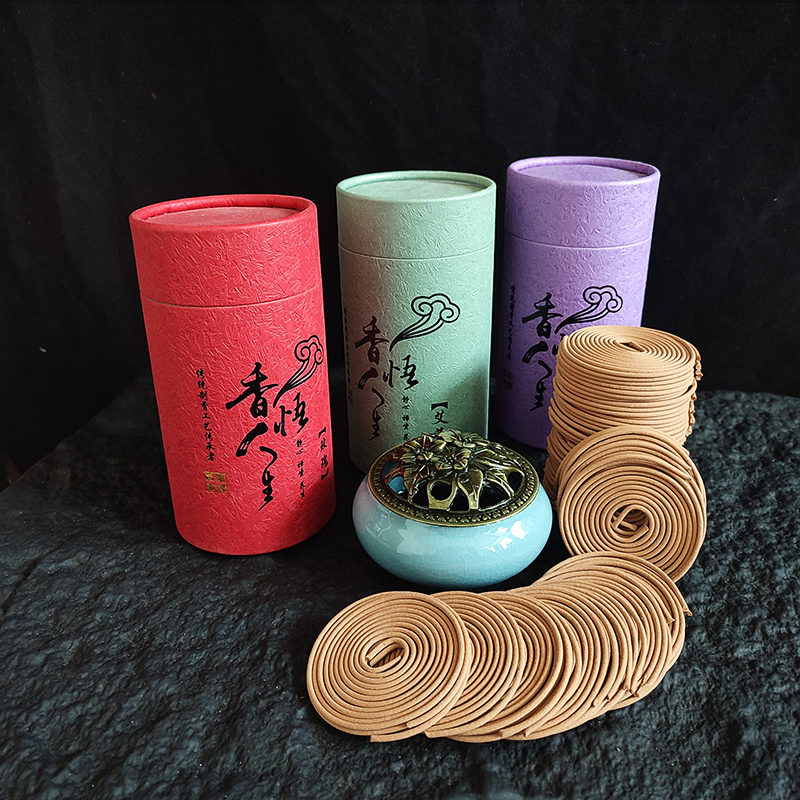 Smokeless Incense Stick - 120-Platten/Karton, natürliches Sandelholz, Lavendelspule, Weihrauch, Aromatherapie,