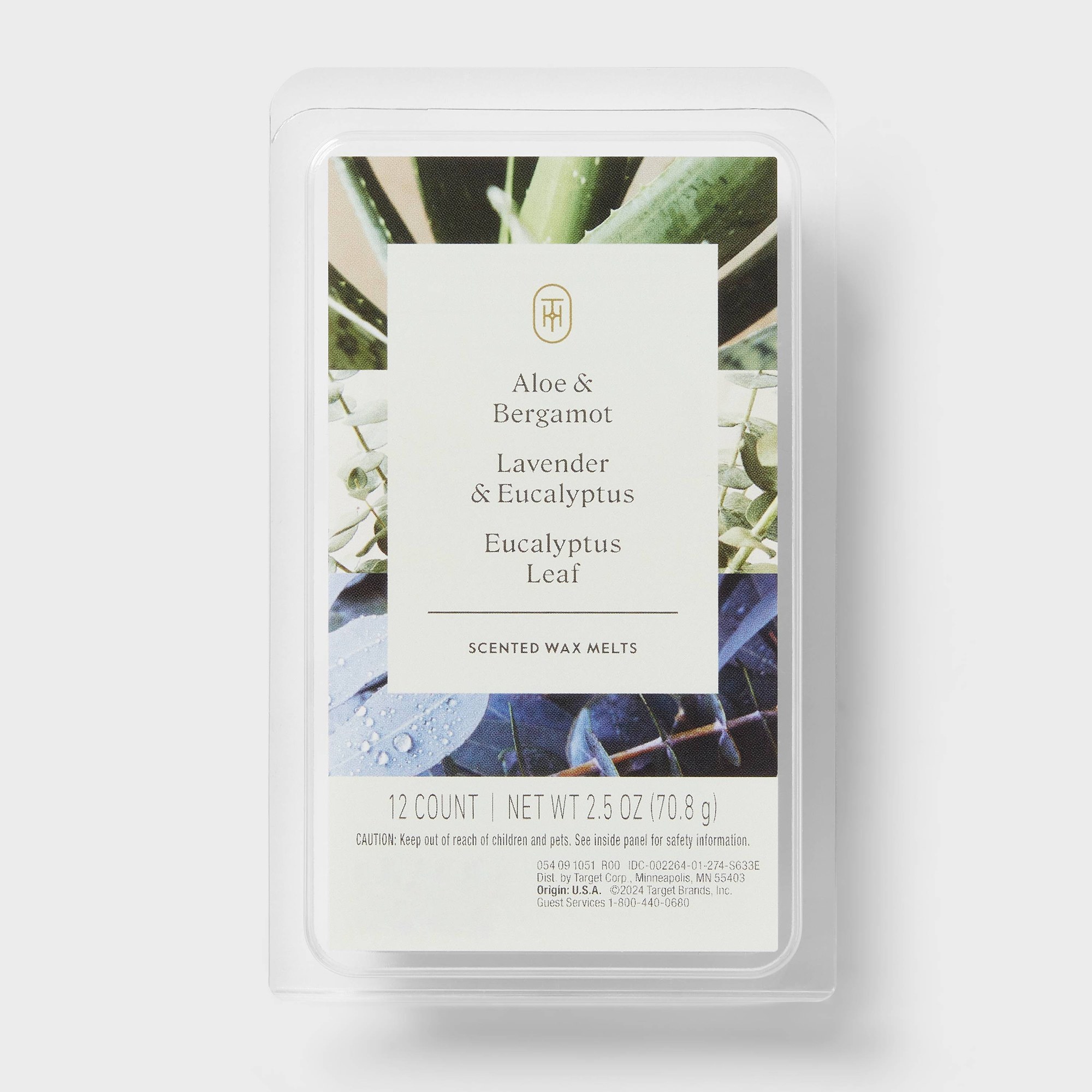 Home Fragrance - 24ct Botanische Duftwachsschmelzen mit Aloe, Bergamotte,