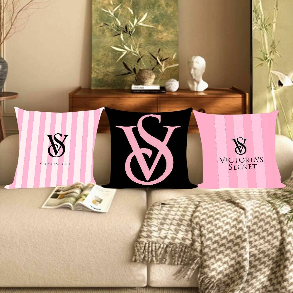 Home Fragrance Victoria Secret - 45*45cm Kissenbezug, Dekokissenhülle, Heimkissenbezug für Couchkissen,