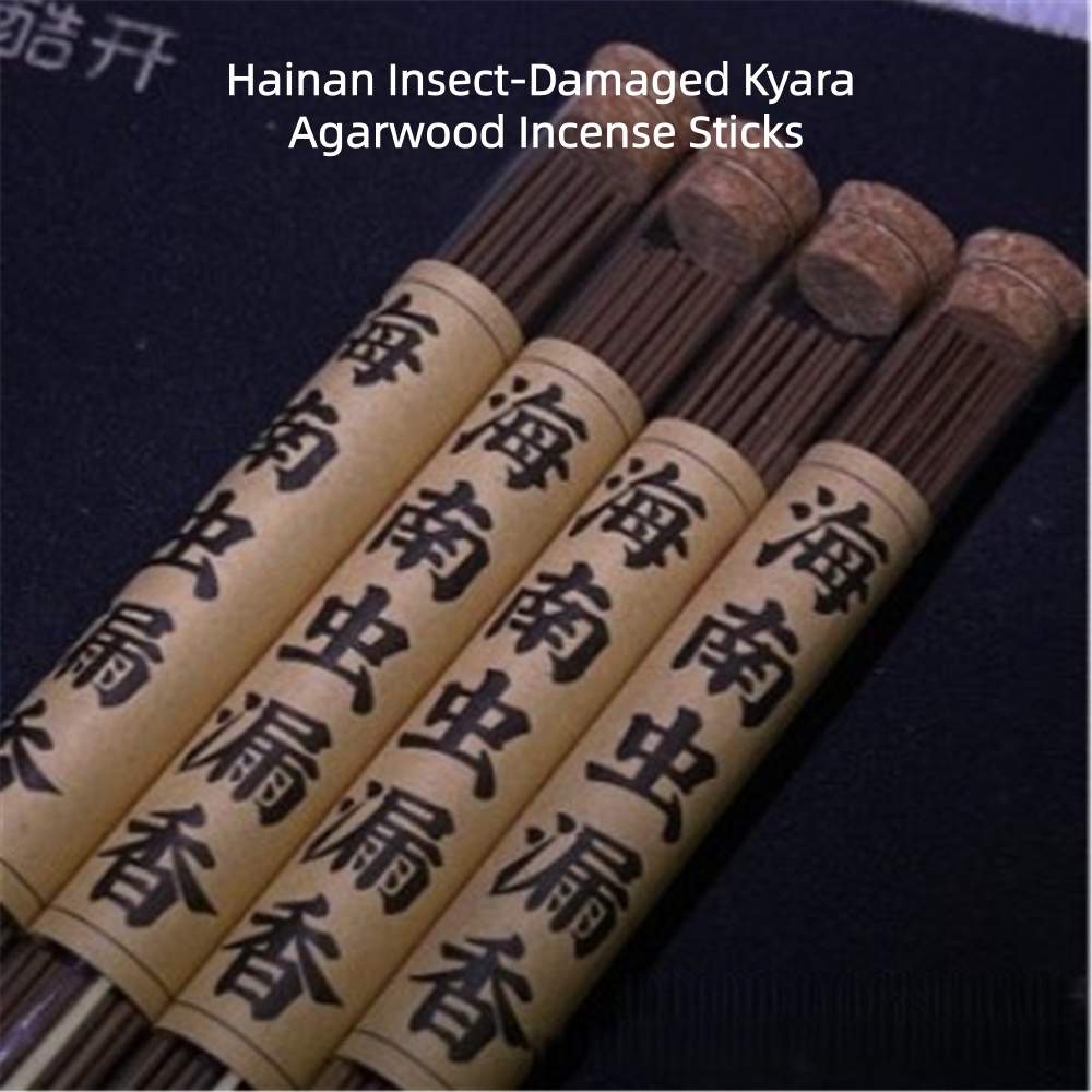 Smokeless Incense Stick - Hainan Insektenangefochterenes Kyara Agarholz Räucherstäbchen 10g/Röhrchen,