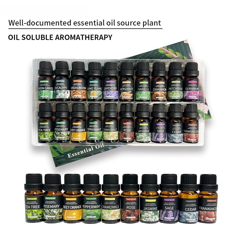 Home Fragrance Jasmine & Yuzu Porcelain Diffuser - 20 Arten Aromatherapie Ätherische Öle Set