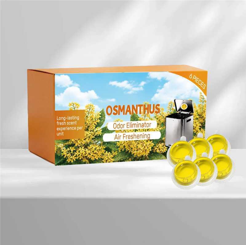 Home Fragrance Gel - Mülleimer-Erfrischer 6 Stück/Set Langanhaltender Duftender Klebegel-Lufterfrischer