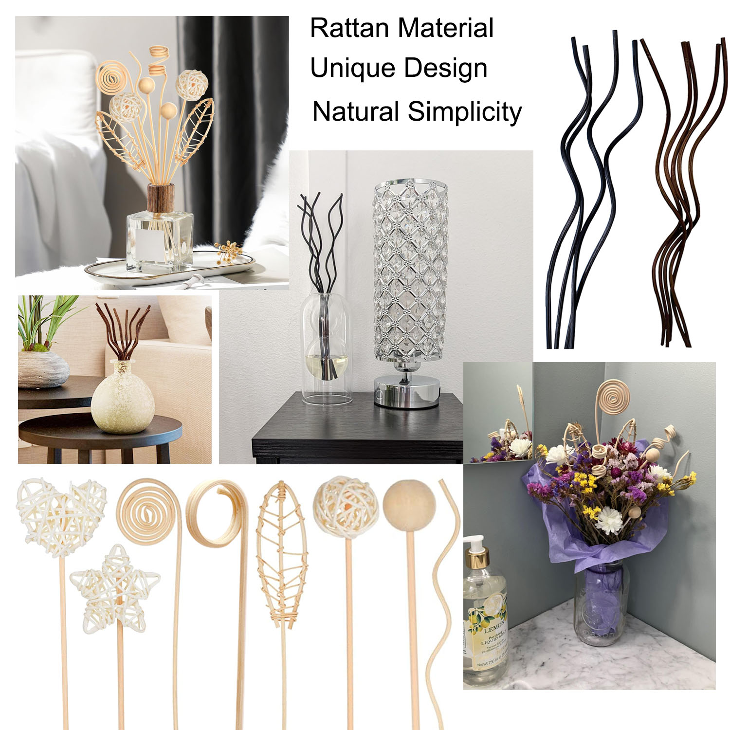 5/15 Stück lange gewellte Ratt – Home Fragrance Diffuser Refills Bewertung und Preis