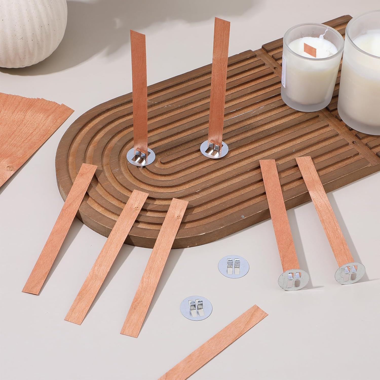 60 Stück Holzdochte für die Ke – Wooden Wick Candle Bewertung und Preis